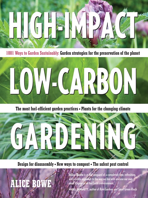 Cover image for High-Impact, Low-Carbon Gardening